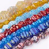 Handmade Millefiori Glass Beads Strands LK-P031-06-1