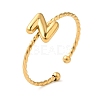 304 Stainless Steel Open Cuff Rings RJEW-K261-02G-Z-1