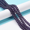 Transparent Glass Beads Strands X1-EGLA-A034-T4mm-MD15-4