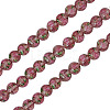 1 Strand Handmade Glod Sand Lampwork Beads Strands LAMP-TA0002-09B-3