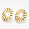 304 Stainless Steel Stud Earring Findings STAS-S079-46A-2