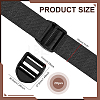 POM Plastic Ladder Lock Slider Buckles FIND-WH0366-013-2