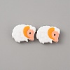 Sheeps Food Grade Eco-Friendly Silicone Beads LS-SIL-WH0008-38C-1