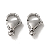 Tarnish Resistant 304 Stainless Steel Lobster Claw Clasps X-STAS-R050-11x7mm-1