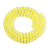 Electroplate Transparent Glass Beads Strands LS-GLAA-T032-T4mm-AB12-3
