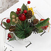 Artificial Red Berry & Pine Cone Branches HULI-PW0002-026-2