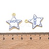 Printed Brass Pendants KK-CBA42CA-08G-02-3