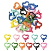 20Pcs Spray Painted Alloy Lobster Claw Clasps FIND-YW0001-73-1