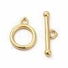 Rack Plating Eco-Friendly Brass Toggle Clasps KK-K165-36-2