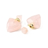 Natural Mixed Stone Perfume Bottle Pendants G-L623-10G-3