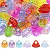 60Pcs 2 Styles Transparent Acrylic Pendants TACR-YW0003-38-1