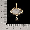 Natural Quartz Crystal Carved Pendants GG-CBA5963-03H-3