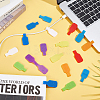 64Pcs Nylon Hook & Loop Cable Labels FIND-ME0003-88-4