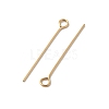 304 Stainless Steel Eye Pins STAS-K293-13G-0.6x26mm-2