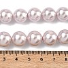 Electroplated Shell Pearl Beads Strands BSHE-G041-12mm-06-2
