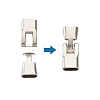 Alloy Snap Lock Clasps LS-PALLOY-TAC0009-24P-2