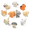 34Pcs 17 Styles Opaque Resin Dog Display Decorations RESI-CJ0005-40-8