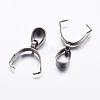 Tarnish Resistant 304 Stainless Steel Pinch Bails STAS-K146-090-4x16-1