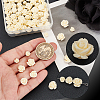 90Pcs 3 Styles Dyed Synthetic Coral Beads CORA-GA0001-03-3