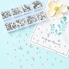 1100Pcs 5 Styles Faceted Transparent Glass Beads GLAA-YW0005-74-4