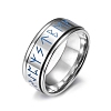 Luminous Stainless Steel Rings for Men PW-WG58780-01-1