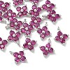 SHEGRACE Brass Cubic Zirconia Charms XGRQ4H469-680P-C-1