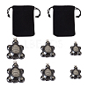  6Pcs 3 Styles Non-magnetic Hematite Pendants G-TA0001-43-12