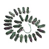 Natural Ruby in Zoisite Double Terminated Point Beads Strands G-H069-A08-01-2