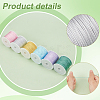 6 Rolls 6 Colors Nylon Chinese Knot Cord NWIR-PH0002-27A-4