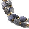 Raw Rough Natural Tanzanite Beads Strands G-D101-A12-4