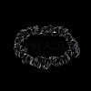 Natural Obsidian Chips Stretch Bracelets BJEW-BB16534-M-2