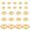 BENECREAT 60Pcs 3 Styes Brass Beads KK-BC0012-30-1