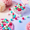 Opaque Acrylic Beads OACR-TAC0014-06F-5