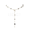 Handmade Natural Labradorite Beaded Chains Earring & Necklaces Sets SJEW-JS01342-03-3