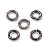 Brass Saw Cut Open Jump Rings KK-G514-01C-B-1