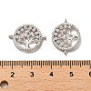 925 Sterling Silver Connector Charms STER-H110-07P-3