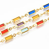 Brass Rectangle Link Chains CHC-N023-03E-G-1