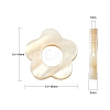 30Pcs Natural Freshwater Shell Beads Frames SHEL-CJ0001-27-2