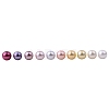 10 Colors 6mm Tiny Satin Luster Glass Pearl Round Beads Assortment Mix Lot for Jewelry Making Multicolor HY-PH0004-6mm-01-B-3