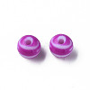 Opaque Striped Acrylic Beads MACR-S373-27D-02-2