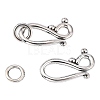 Tibetan Style Alloy Hook and Eye Clasps LS-X-LF1277Y-NF-1