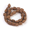 Electroplated Natural Lava Rock Bead Strands G-E497-G04-2