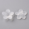 Frosted Acrylic Bead Caps MACR-S371-08A-701-2
