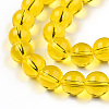 Transparent Glass Beads Strands X-GLAA-T032-T10mm-11-3