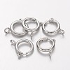 Brass Spring Ring Clasps KK-H419-N-1