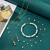 80Pcs 4 Style Brass Beads KK-PH0010-34-4