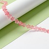 Transparent Glass Beads Strand GLAA-F112-02A-2