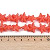 Synthetic Coral Dyed Carved Beads Strands CORA-K009-06B-01-2