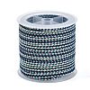 11M Polyester Braided Cord with Cotton Core & Metallic Thread OCOR-Z006-01-16-1