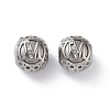 304 Stainless Steel Rhinestone European Beads STAS-A092-10M-P-1